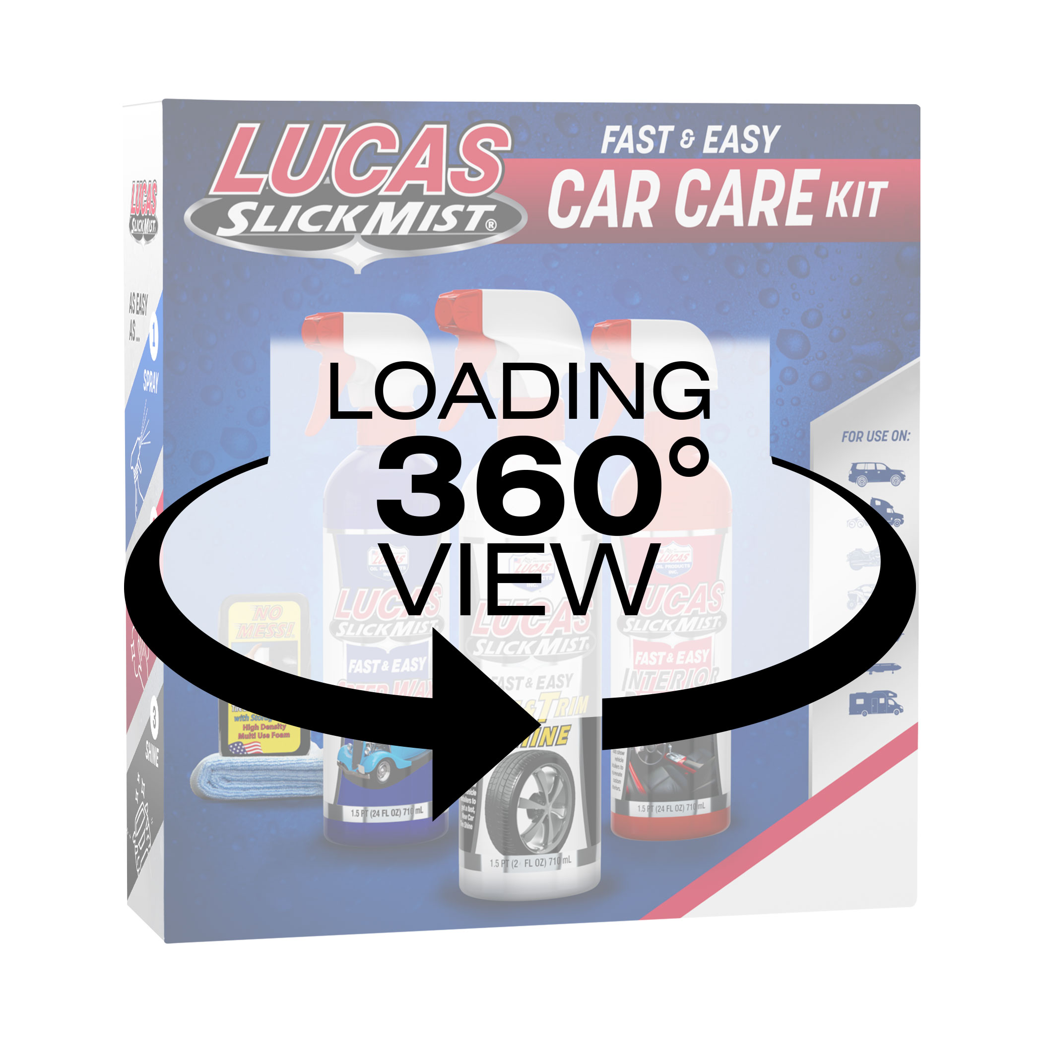 Lucas Oil 10558 Slick Mist Detail Kit