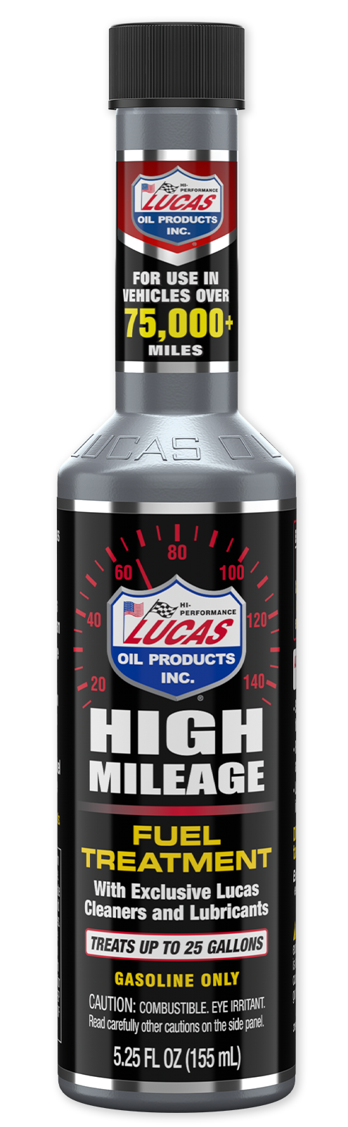 Lucas Oil High Mileage Fuel Treatment - 5.25 fl oz (10977