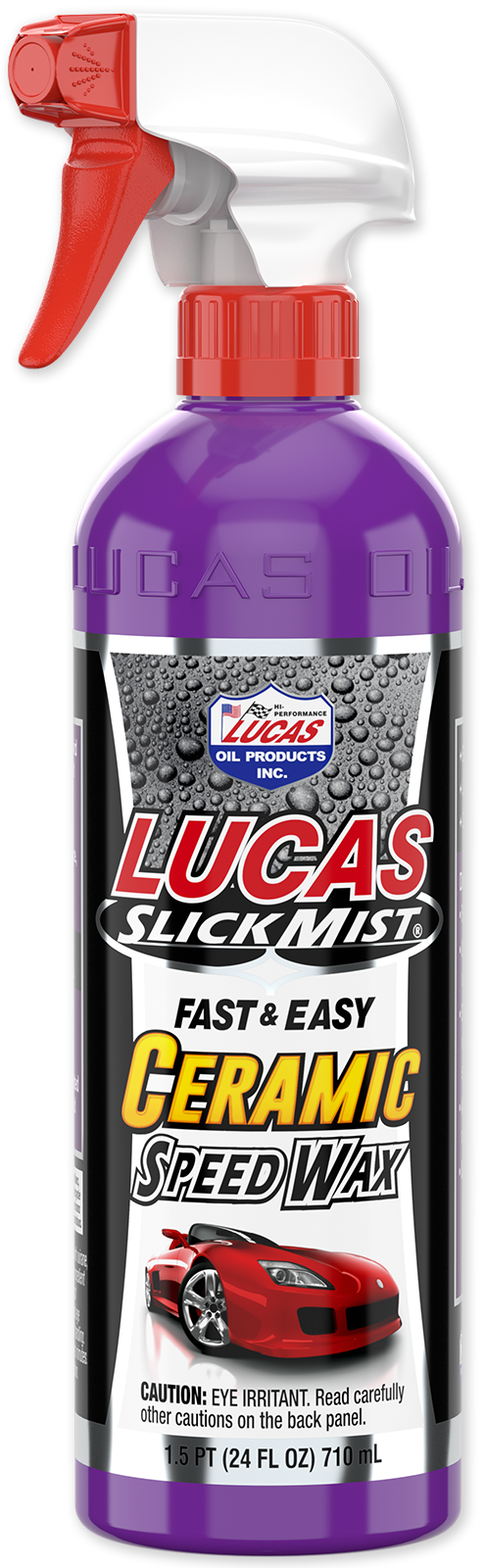 Lucas Oil 10160 Slick Mist Speed Wax 24oz Spray Bottle (6 Pack)
