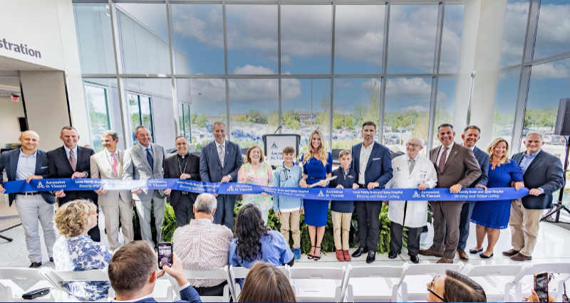 Lucas Oil Celebrates New Lucas Family Brain and Spine Hospital at Ascension St. Vincent, Continues Raising Funds for Hoosier Care