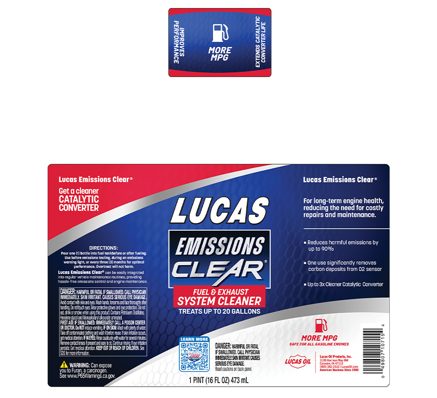 Emissions Clear label