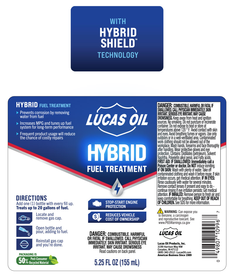 Hybrid Fuel Treatment Label
