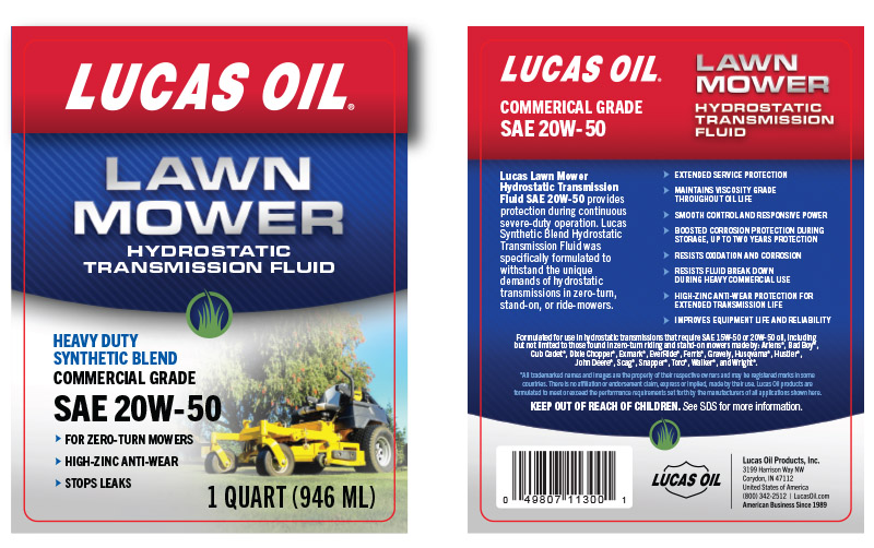 Hydrostatic Transmission Fluid 20W-50 - Quart (Label)