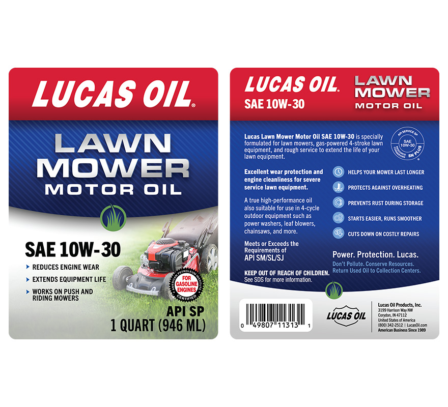 SAE 10W-30 label
