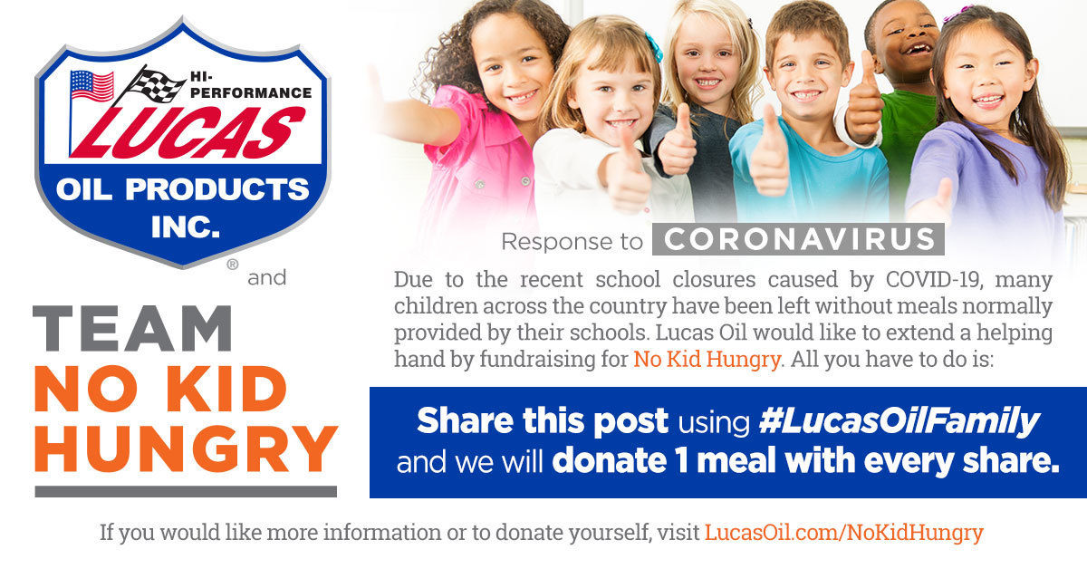 Lucas Oil No Kid Hungry