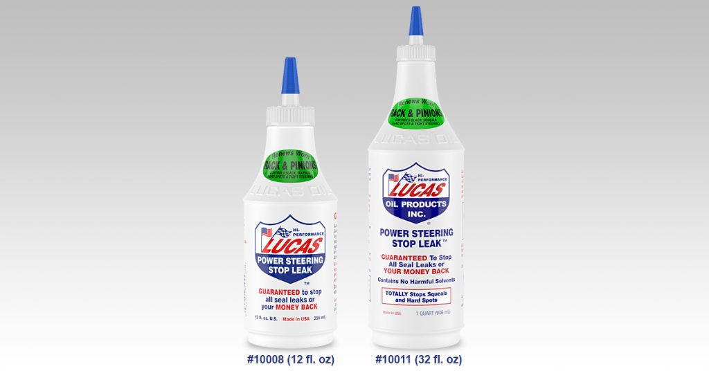 Lucas Oil Power Steering Stop Leak is Guaranteed to Seal Leaks and Stop Squeals Lucas Oil