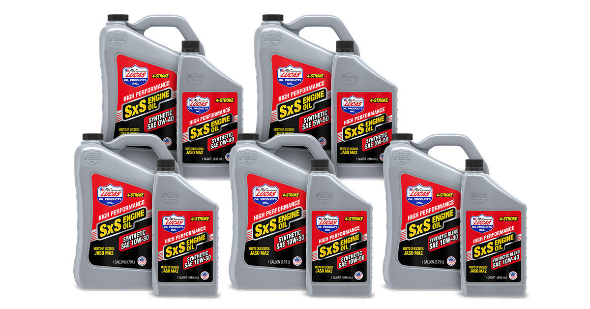 Lucas Oil Synthetic 4-Stroke SxS Engine Oil