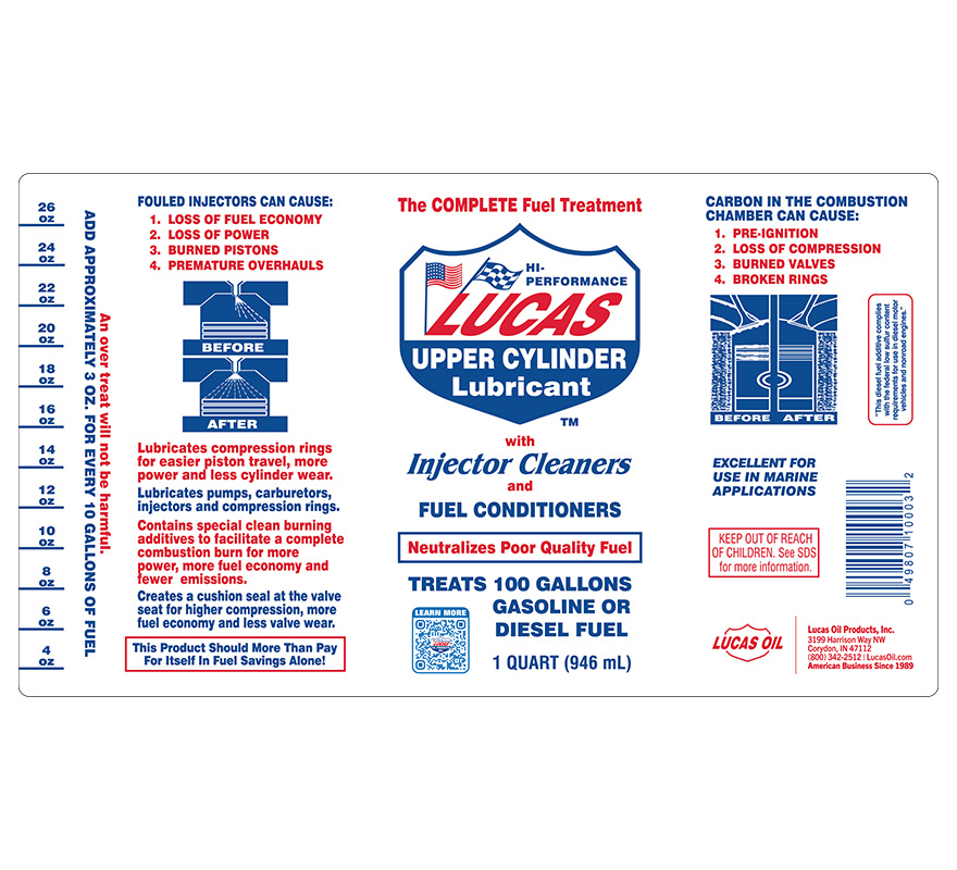 Fuel Treatment 32oz label