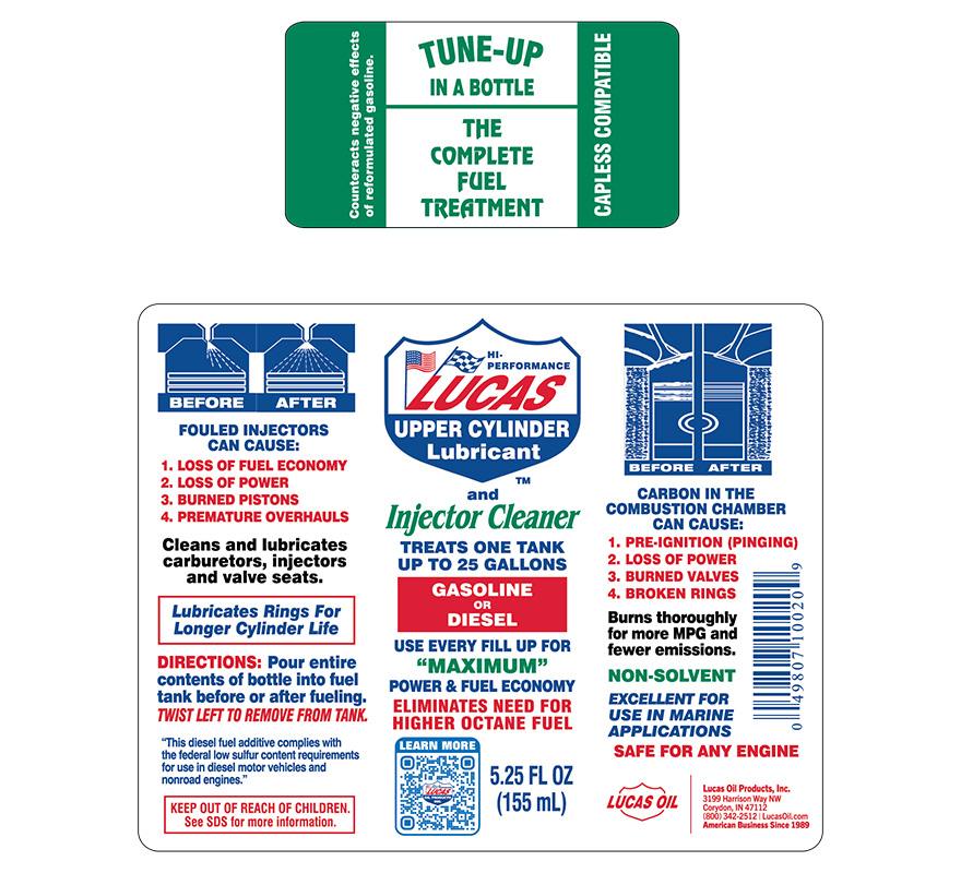 Fuel Treatment 5oz label