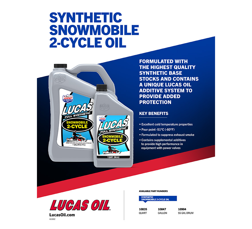Synthetic Snowmobile 2 Cycle Oil Flyer