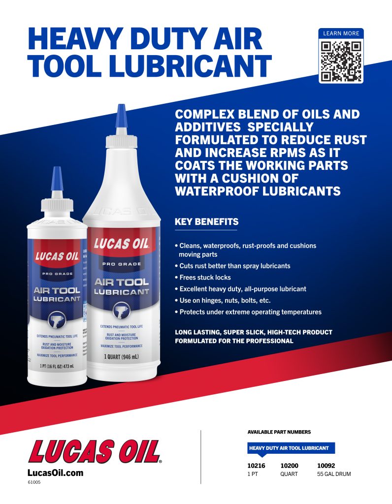 Air Tool Lubricant Flyer