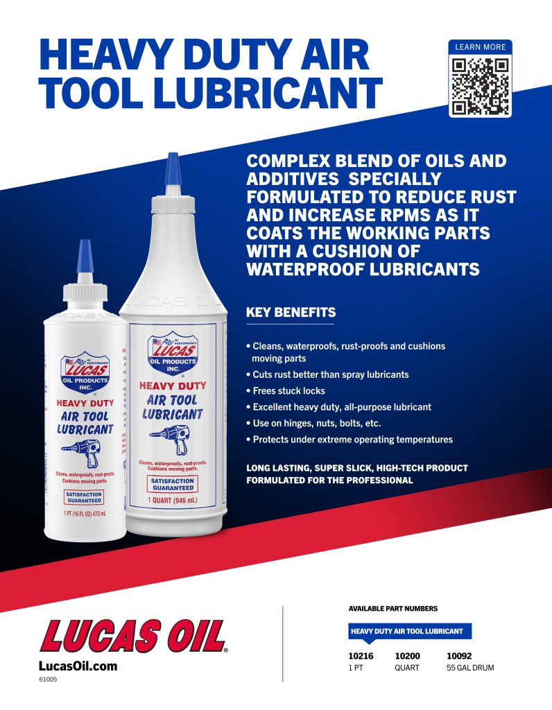 Air Tool Lubricant Flyer