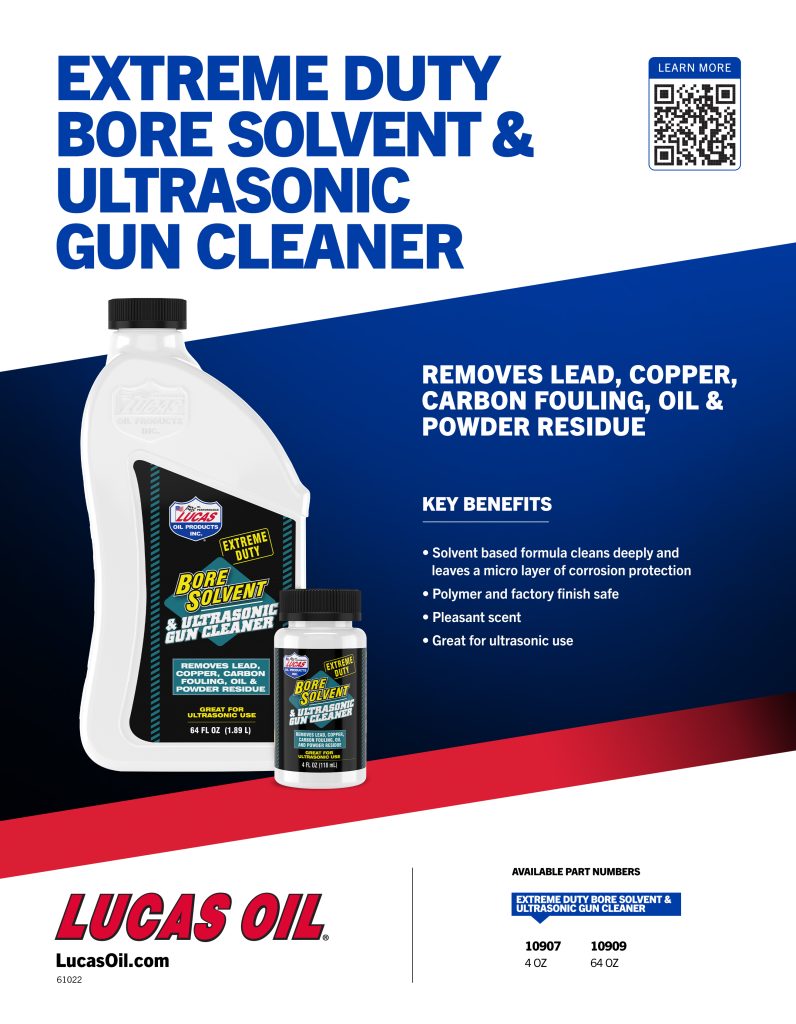 Extreme Duty Bore Solvent & Ultrasonic Gun Cleaner Flyer