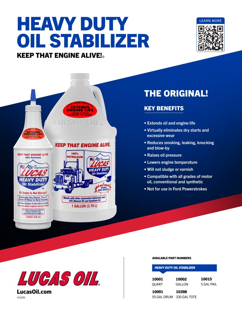 Heavy Duty Oil Stabilizer flyer
