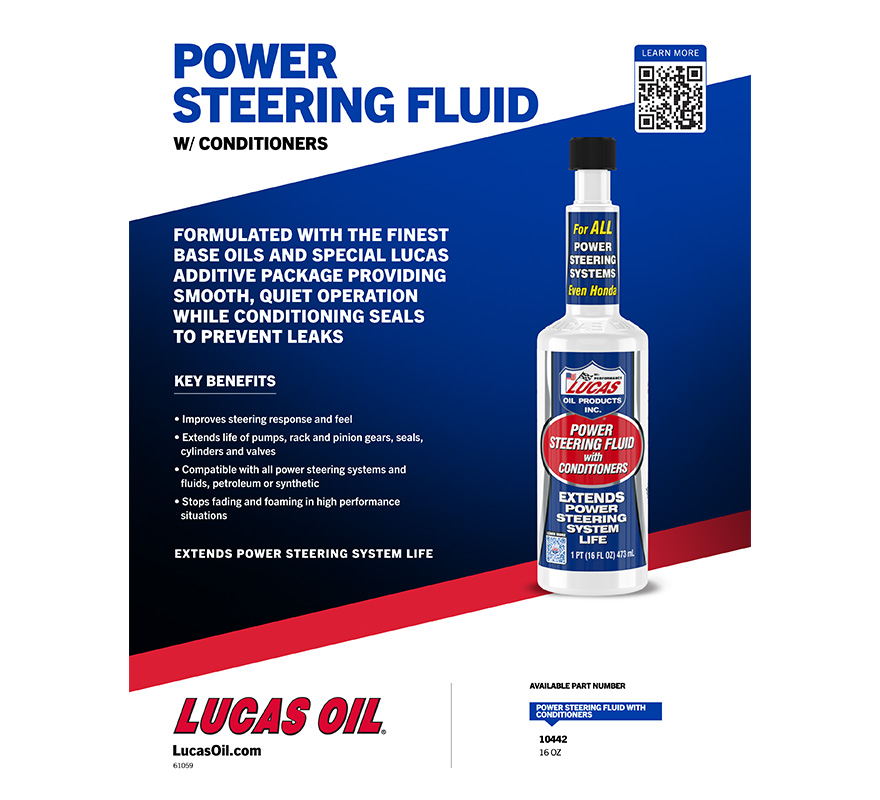 Power Steering Fluid w Conditioner Flyer