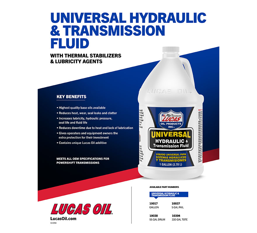 Universal Hydraulic and Transmission Fluid flyer
