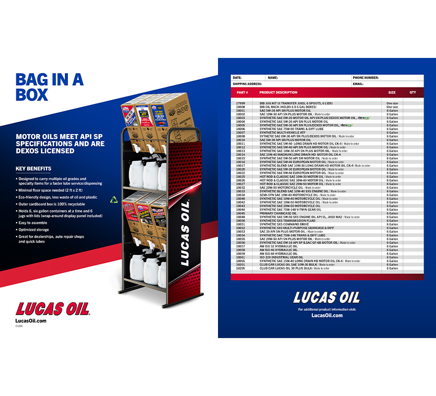 Bag in a Box flyer