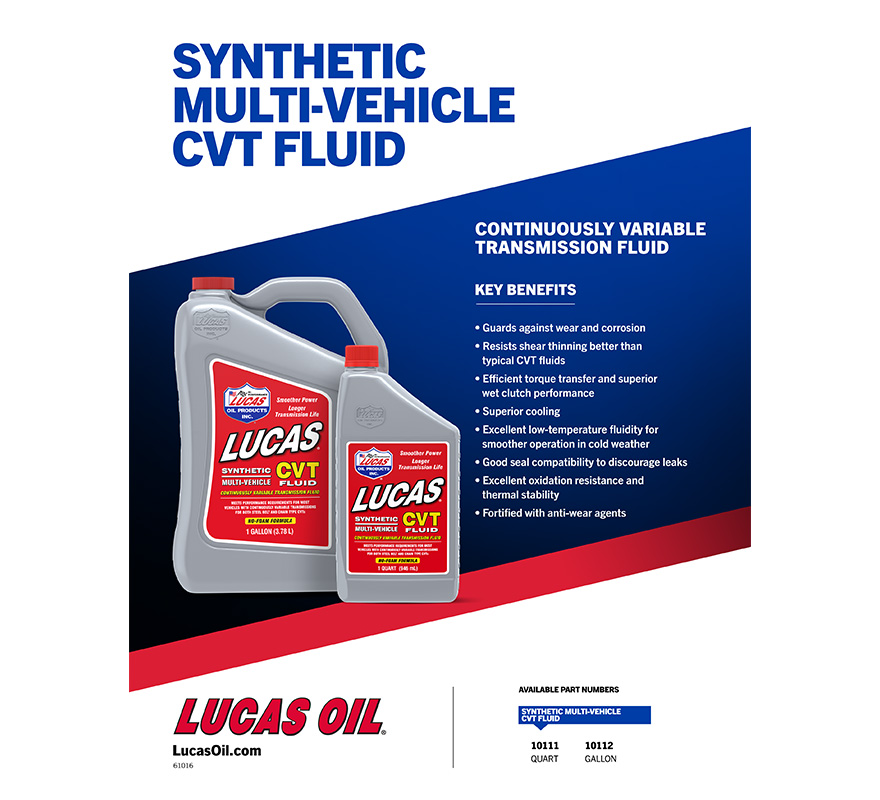 Synthetic Multi-Vehicle CVT Fluid Flyer