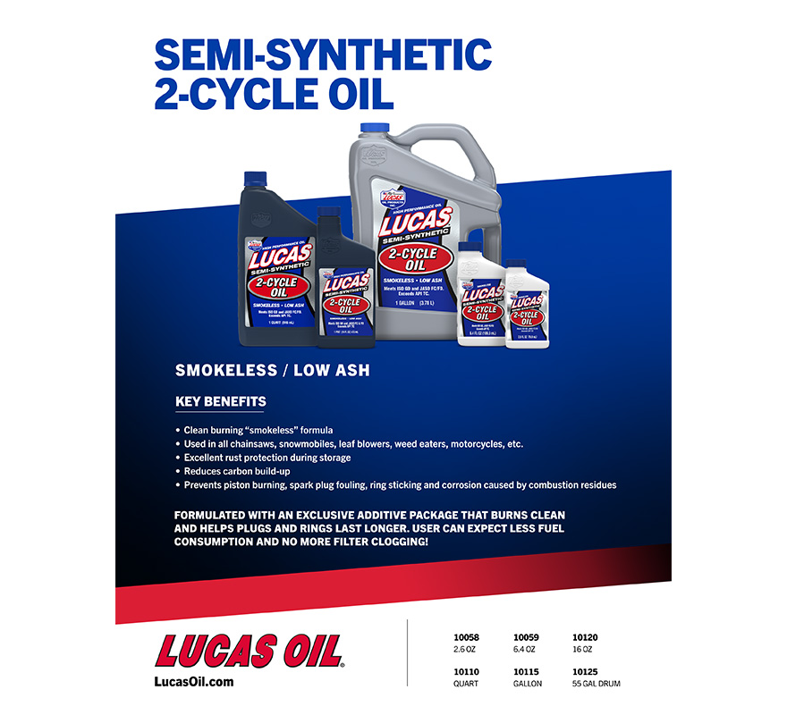 Semi Synthetic 2-Cycle Oil flyer