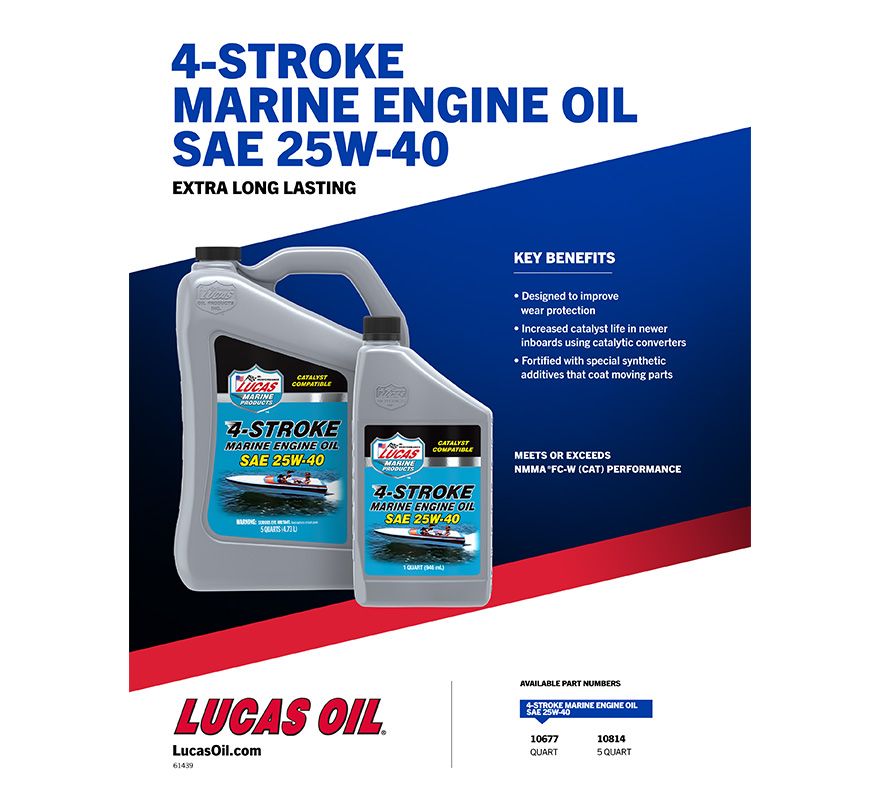 4 Stroke Marine Engine Oil 25W-40 Flyer
