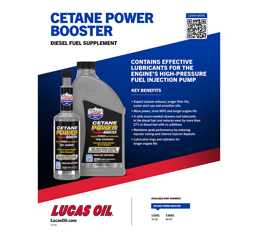 Cetane Power Booster flyer