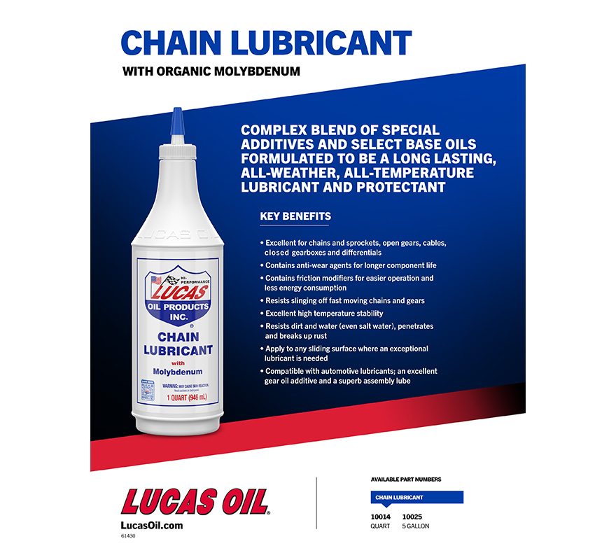 Chain Lubricant Flyer