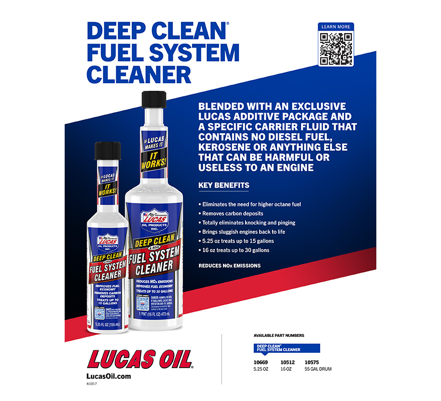 Deep Clean Fuel System Cleaner Flyer