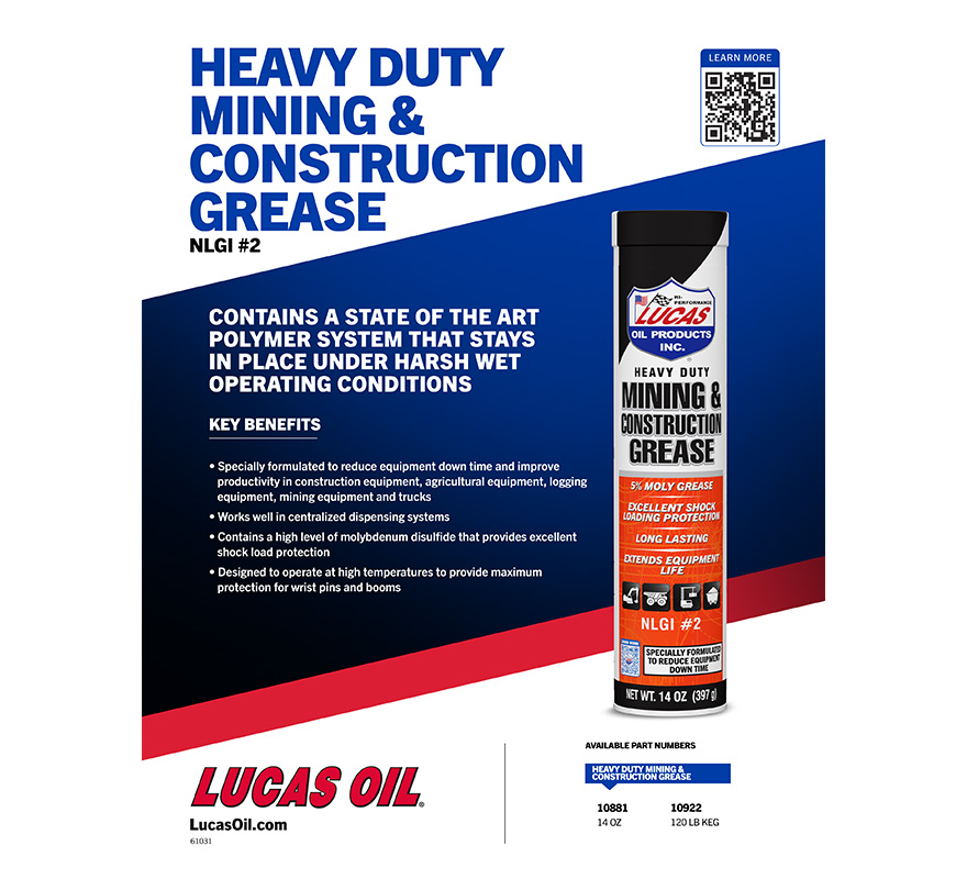 Heavy Duty Mining & Construction Grease flyer