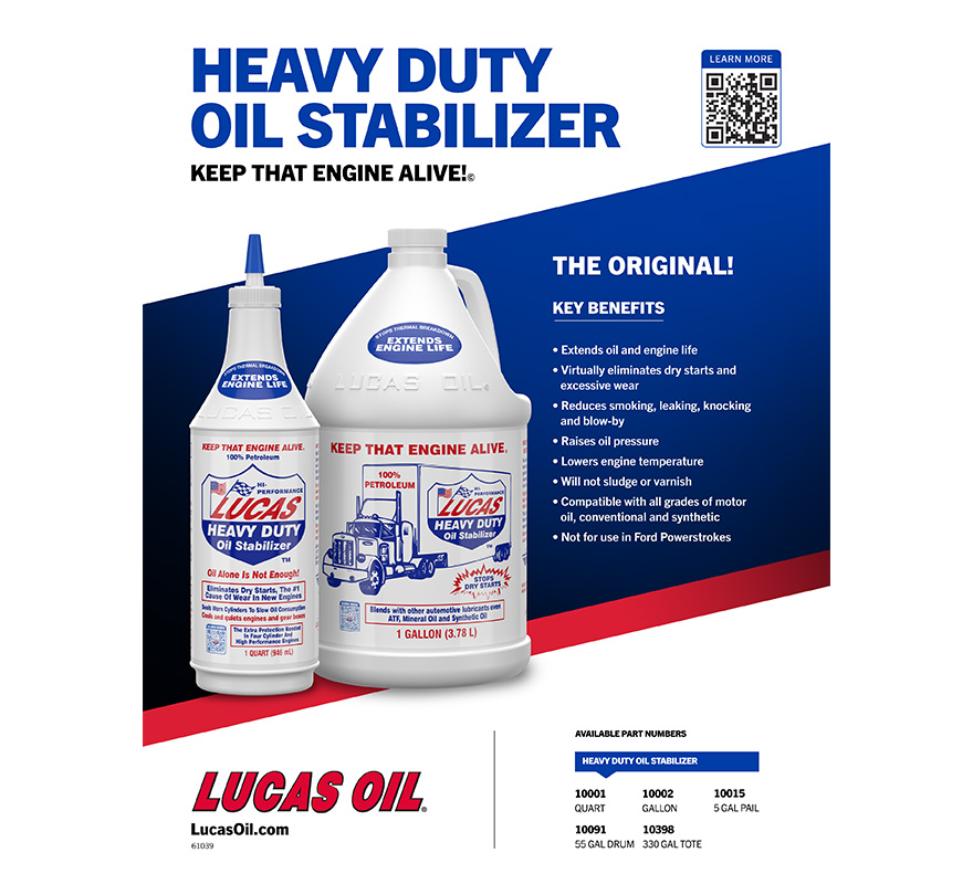 Heavy Duty Oil Stabilizer flyer