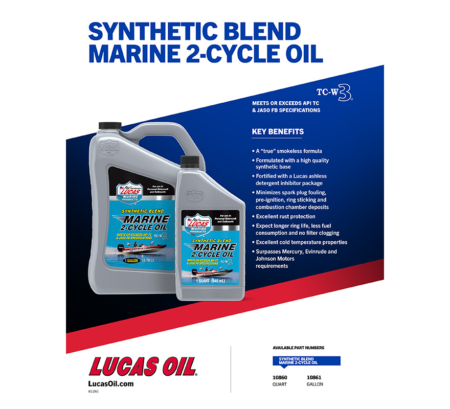 Synthetic Blend Marine 2-Cycle Oil Flyer