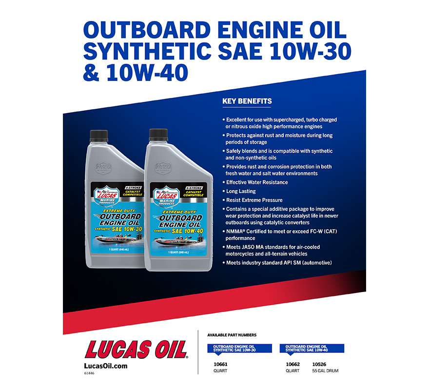 Outboard Engine Oil Flyer