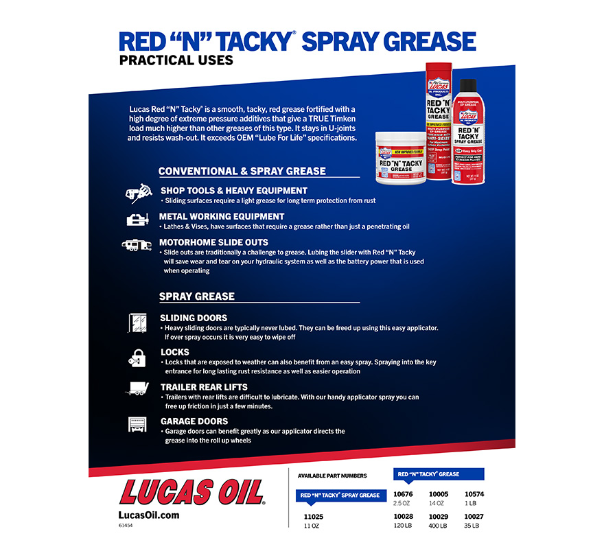 Red "N" Tacky practical uses flyer