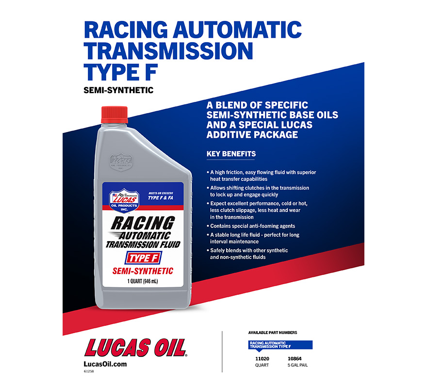 Semi-Synthetic Racing Automatic Transmission Fluid Type F Flyer