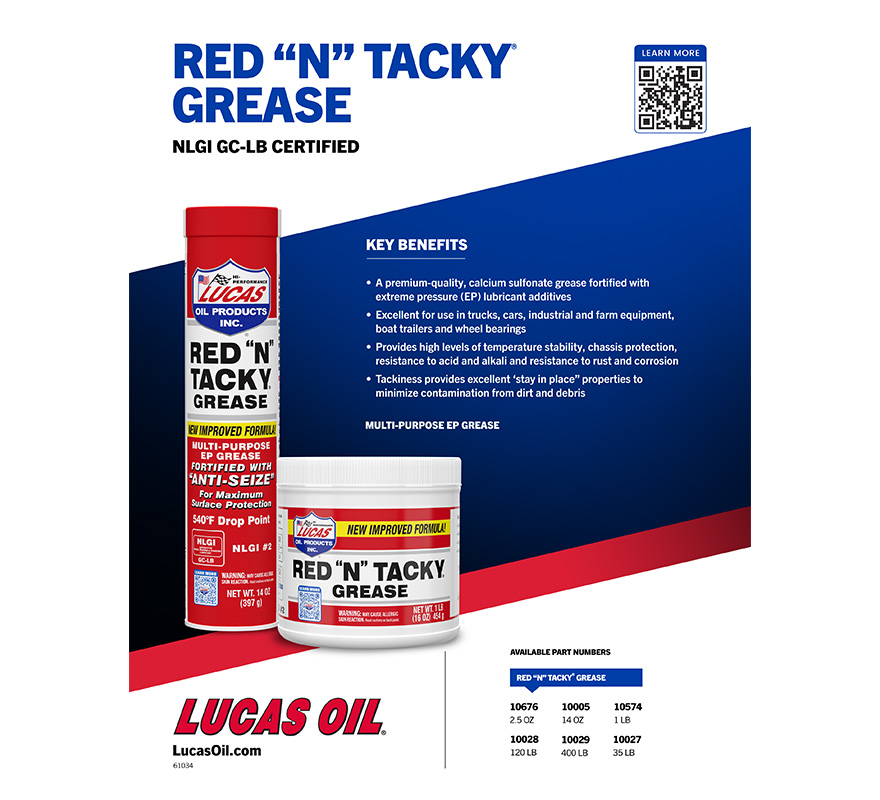 Red "N" Tacky Grease Flyer
