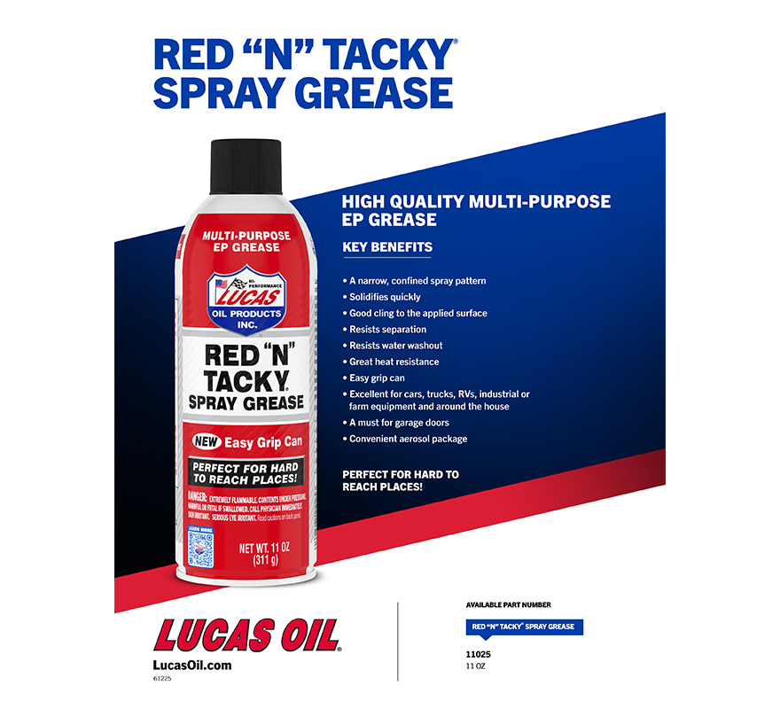 Red "N" Tacky Grease Areosol Flyer