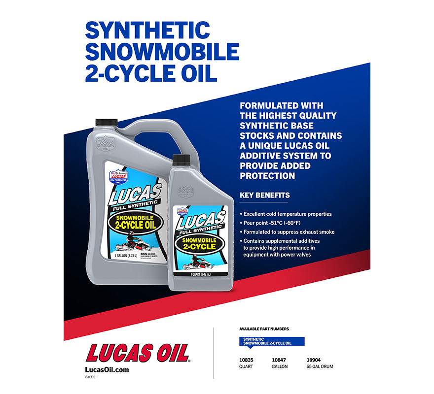 Synthetic Snowmobile 2 Cycle Oil Flyer