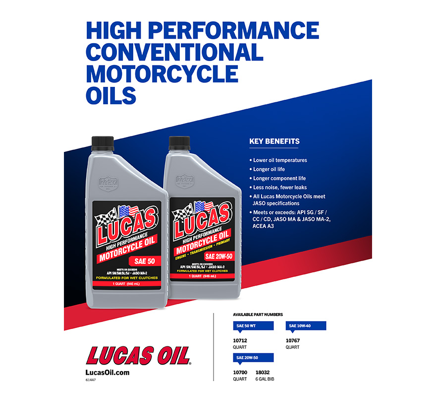 High Performance Conventional Motorcycle Oils