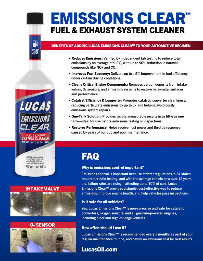 Emissions Clear FAQ Flyer