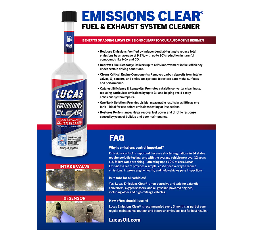 Emissions Clear FAQ Flyer