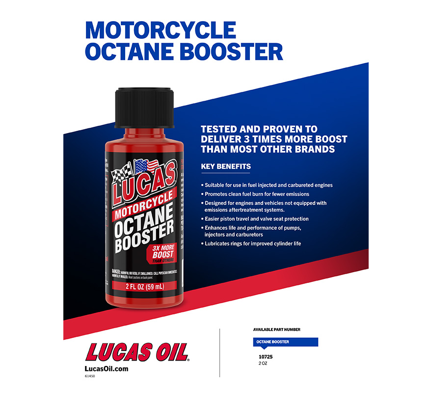 Motorcycle Octane Booster Flyer
