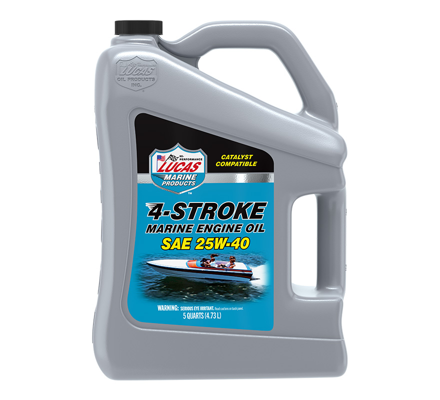 4 Stroke Marine Engine Oil 25W-40 - 5 Quart