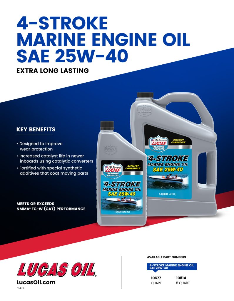 4 Stroke Marine Engine Oil 25W-40 Flyer