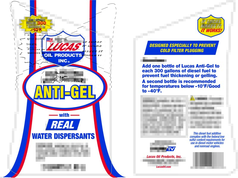 Anti-Gel Cold Weather Diesel Treatment gallon label