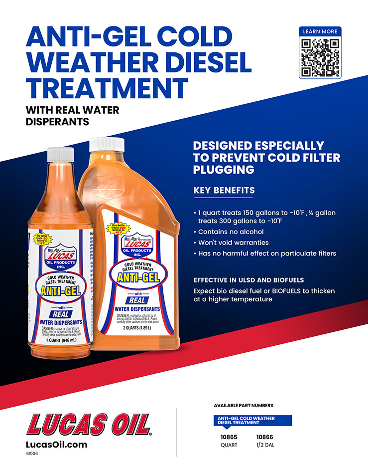 Anti-Gel Cold Weather Diesel Treatment flyer