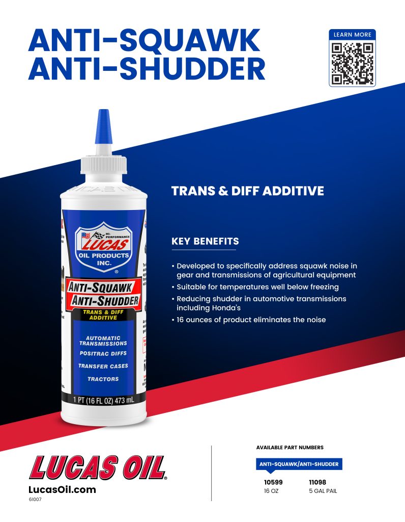 Anti-Squawk Anti-Shudder Trans Diff Additive Flyer