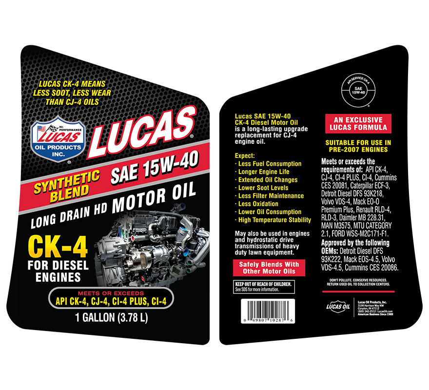 Syn 15W-40 Magnum CK-4 - Gallon (Label)