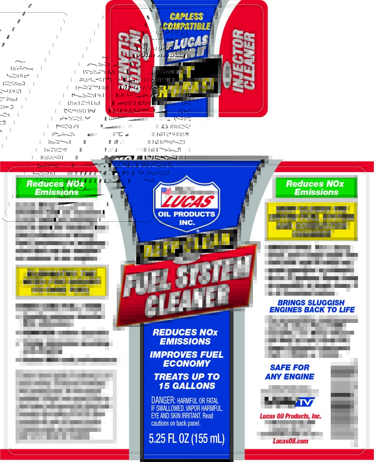 Deep Clean Fuel System Cleaner 5oz label