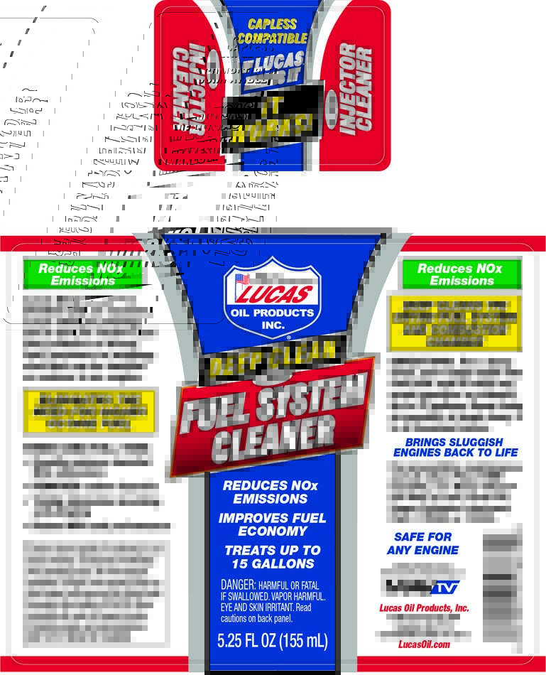 Deep Clean Fuel System Cleaner 5oz label