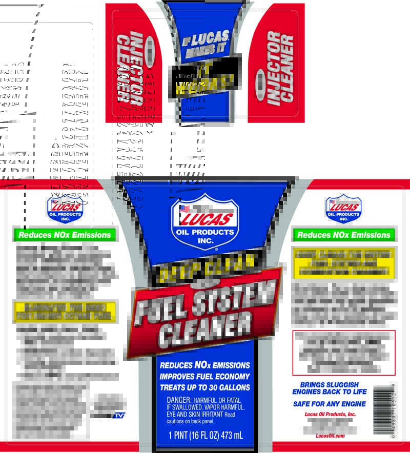 Deep Clean Fuel System Cleaner 16oz label