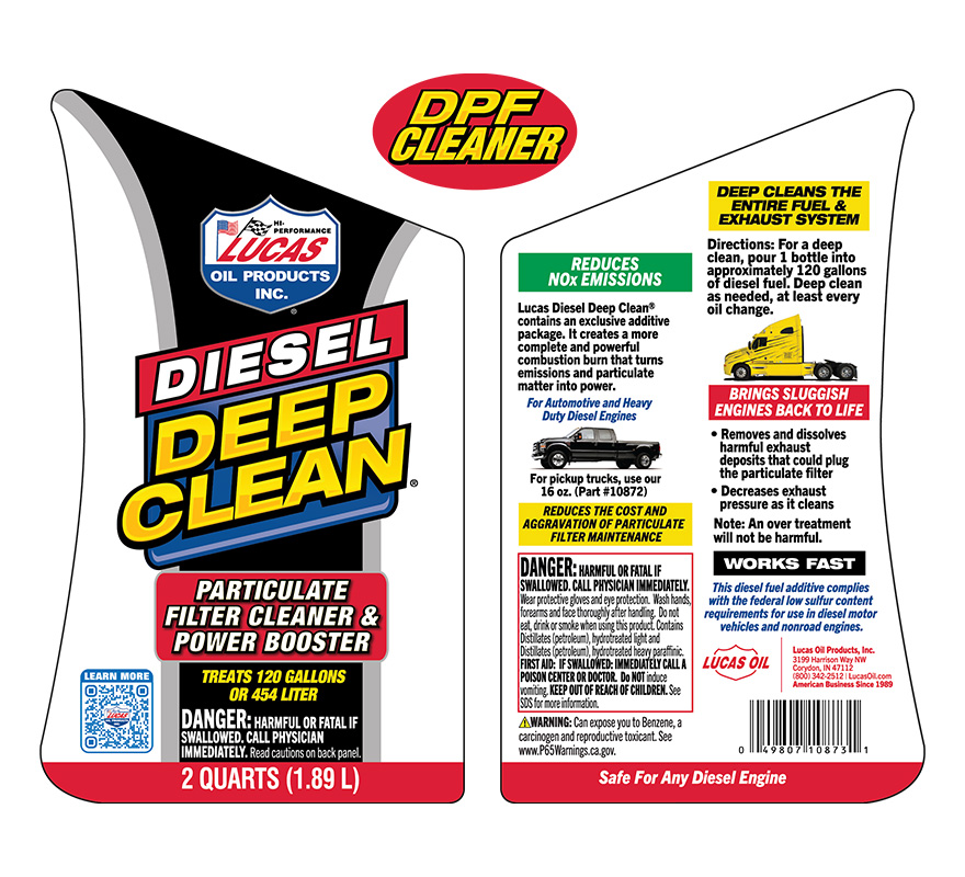 Diesel Deep Clean - 64oz (Label)